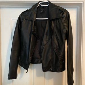 Forever 21 Black Leather Jacket